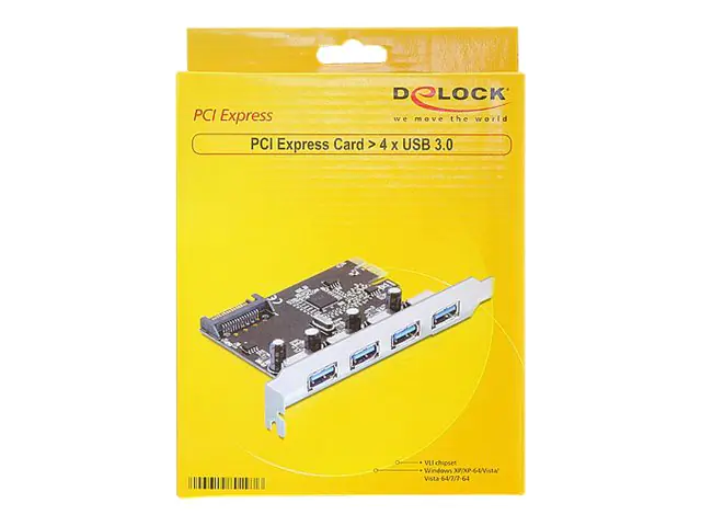 Delock USB-Adapter - PCIe 2.0 - USB 3.0 x 4 89297