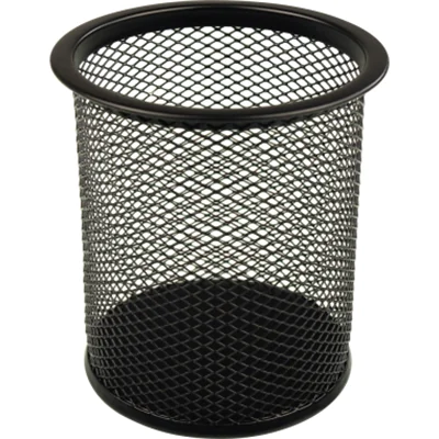 helit Stifteköcher Mesh H2518195 9x10cm rund 1Fach Metall schwarz helit Stifteköcher Mesh H2518195 9x10cm rund 1Fach Metall schwarz