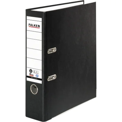 Falken Ordner Recycolor 11285558 DIN A4 80mm Papier schwarz Falken Ordner Recycolor 11285558 DIN A4 80mm Papier schwarz