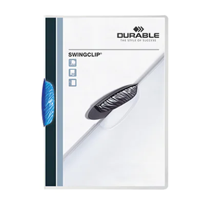DURABLE Klemmmappe SWINGCLIP 226007 DIN A4 max. 30Bl. Klemme d.bl DURABLE Klemmmappe SWINGCLIP 226007 DIN A4 max. 30Bl. Klemme d.bl