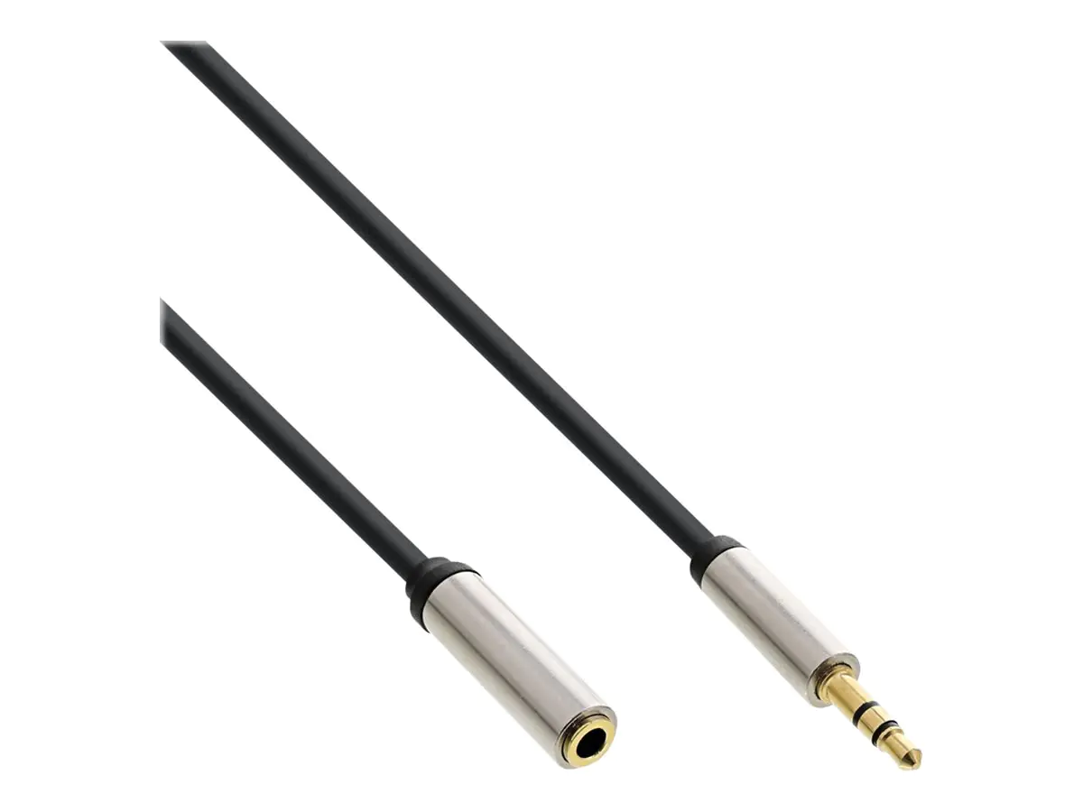 InLine Slim - Audioverlängerungskabel - Stereo Mini-Klinkenstecker männlich zu Stereo Mini-Klinke
