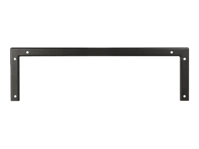 StarTech.com 19 Zoll 3HE Wandhalter Rack Mount vertikal - 3U Rack Bracket 19 Wandverteiler in Stahl schwarz - Open Frame - Halterung - geeignet für Wandmontage - Schwarz - 3U - 48.3 cm (19") RK319WALLV