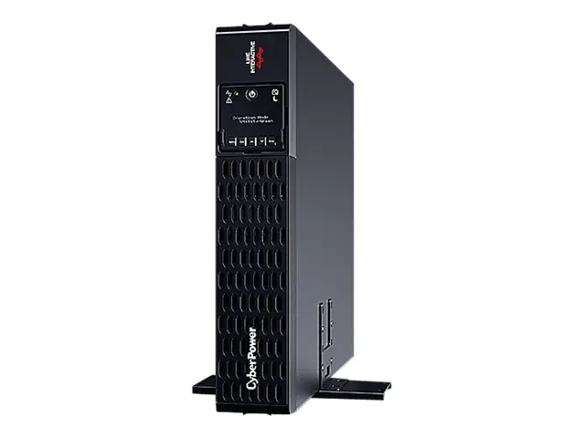 CyberPower Smart App Professional Rackmount Series PR3000ERT2U - USV (in Rack montierbar/extern) - Wechselstrom 220/230/240 V - 3000 Watt - 3000 VA - RS-232, USB - Ausgangsanschlüsse: 8 - 2U - Schwarz