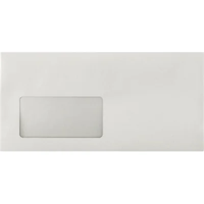 Bong Briefumschlag DL grau selbstklebend mit Fenster 75g/m² - Briefumschläge 02220481