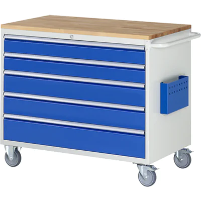 RAU Werkstattwagen 7000 1.145 x 975 x 650 mm (B x H x T) 5 Schubladen RAU Werkstattwagen 7000 1.145 x 975 x 650 mm (B x H x T) 5 Schubladen