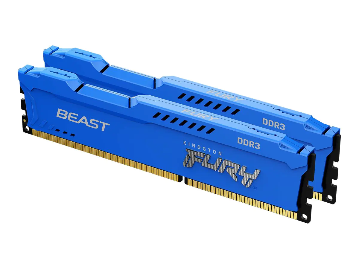 Kingston FURY Beast - DDR3 - Kit - 8 GB: 2x 4 GB - DIMM 240-PIN - KF318C10BK2/8
