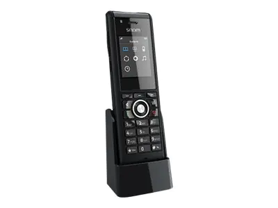 snom M85 - Schnurloses Erweiterungshandgerät - mit Bluetooth-Schnittstelle - DECT 6.0 - dreiweg Anruffunktion
