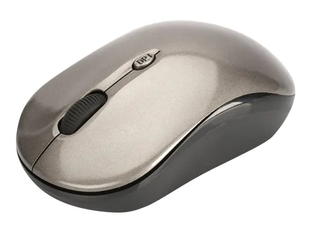 ednet. Notebook Mouse - Maus - rechts- und linkshändig - optisch - 3 Tasten - kabellos - 2.4 GHz - kabelloser Empfänger (USB) 81166