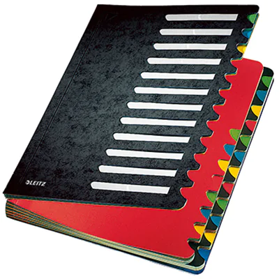 Leitz Ordnungsmappe Deskorganizer Color 59140095 24Fächer schwarz