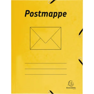 Exacompta Postmappe 55549B DIN A4 Karton gelb Exacompta Postmappe 55549B DIN A4 Karton gelb