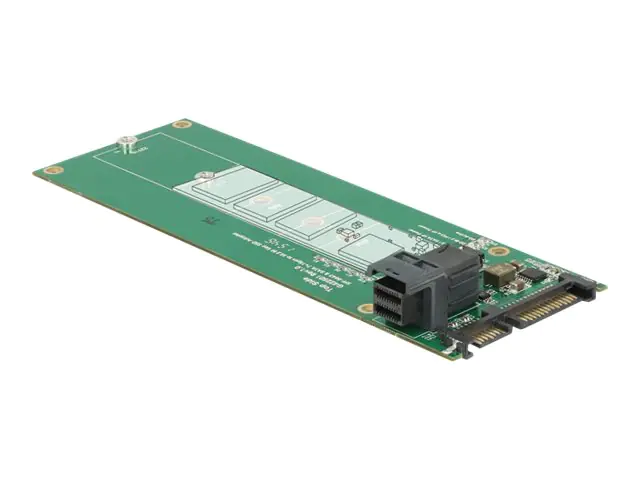 Delock Converter SATA 22 pin / SFF-8643 NVMe > 1 x M.2 NGFF Key M - Schnittstellenadapter - M.2 - M.2 Card - SAS 6Gb/s, SATA 6Gb/s