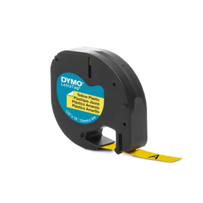 DYMO Schriftbandkassette LetraTag S0721620 12mmx4m sw auf ge DYMO Schriftbandkassette LetraTag S0721620 12mmx4m sw auf ge