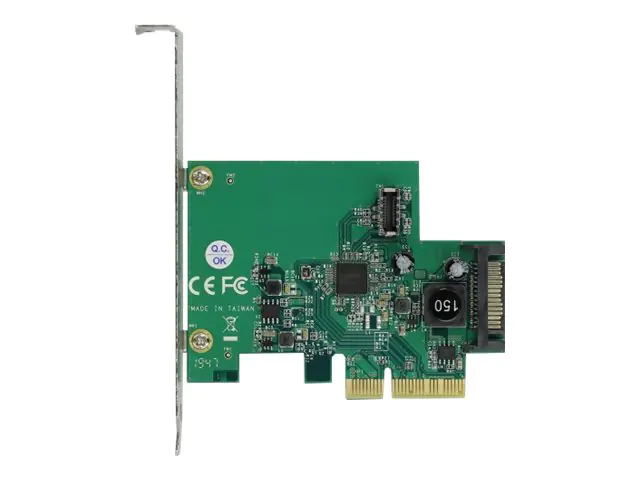 Delock PCI Express Card to 1 x internal USB 3.2 Gen 2 key A 20 pin female - USB-Adapter - PCIe 3.0 x4 Low-Profile - USB 3.2 Gen 2 (intern) 89029