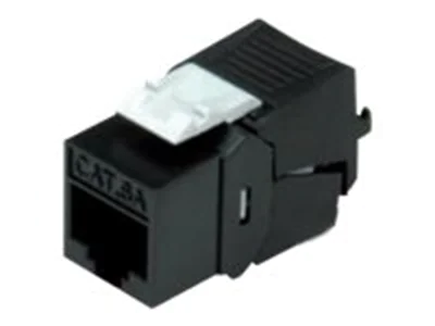 Roline Keystone Slim - Modulare Eingabe - CAT 6a - UTP - RJ-45 - Schwarz