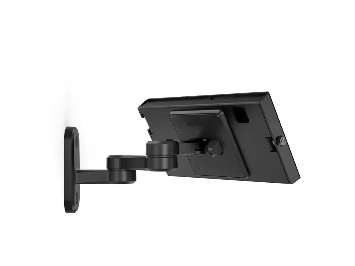 Compulocks Galaxy Tab A9 Apex Enclosure Swing Wall Mount - Befestigungskit (Gehäuse, Gelenkarm) - Schwenkarm - für Tablett - verriegelbar - Metallrahmen - Schwarz - Wandmontage - für Samsung Galaxy Tab A9