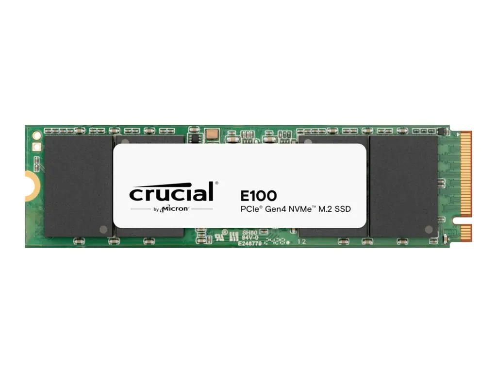 Crucial E100 - SSD - 2 TB - intern - M.2 2280 - PCIe 4.0 x4 (NVMe) CT2000E100SSD8
