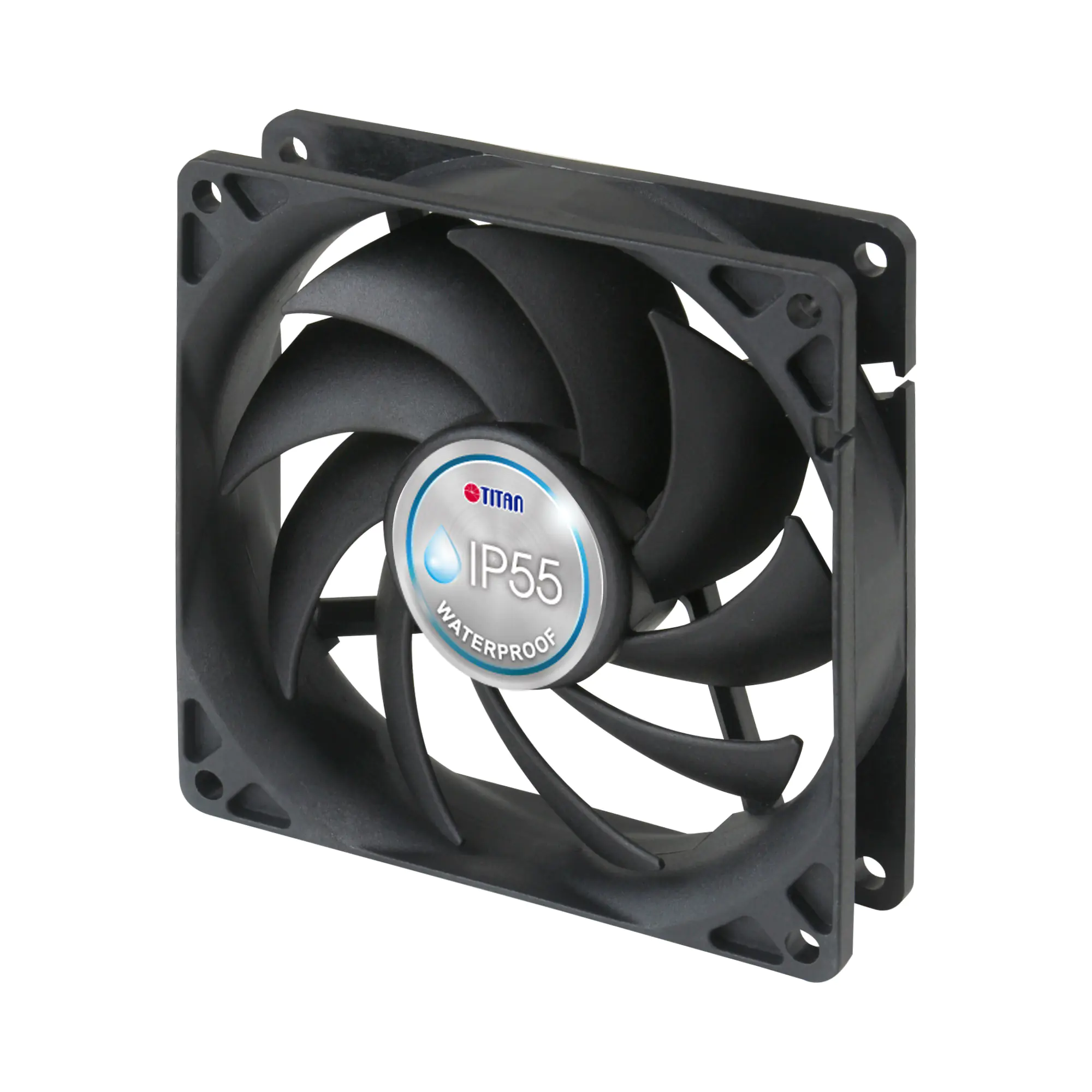 TITAN TFD-9225HH12B/KW BX Lüfter 92x92x25mm IP55 wasser- und staubgeschützt - Gehäuse-Lüfter - 3