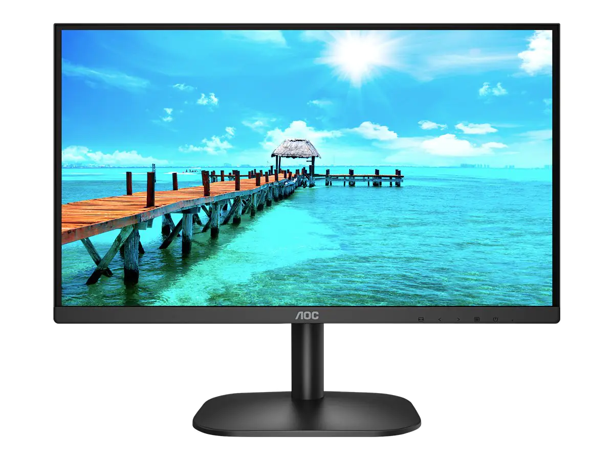 AOC 22B2H/EU - LED-Monitor - 55 cm (22") (21.5" sichtbar) - 1920 x 1080 Full HD (1080p) @ 75 Hz - VA - 200 cd/m² - 3000:1 - 4 ms - HDMI, VGA - Schwarz