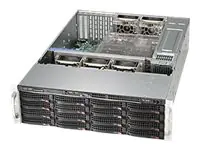 Supermicro SC836 BA-R920B - Rack-Montage 3U - E-ATX - SAS - Hot-Swap 920 Watt - Schwarz - USB/seriell