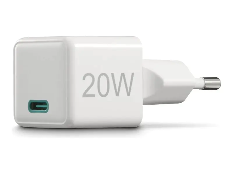 Hama Netzteil - super-mini charger - 20 Watt - QC 2.0, QC 3.0, PD 3.0 (24 pin USB-C) 00201980