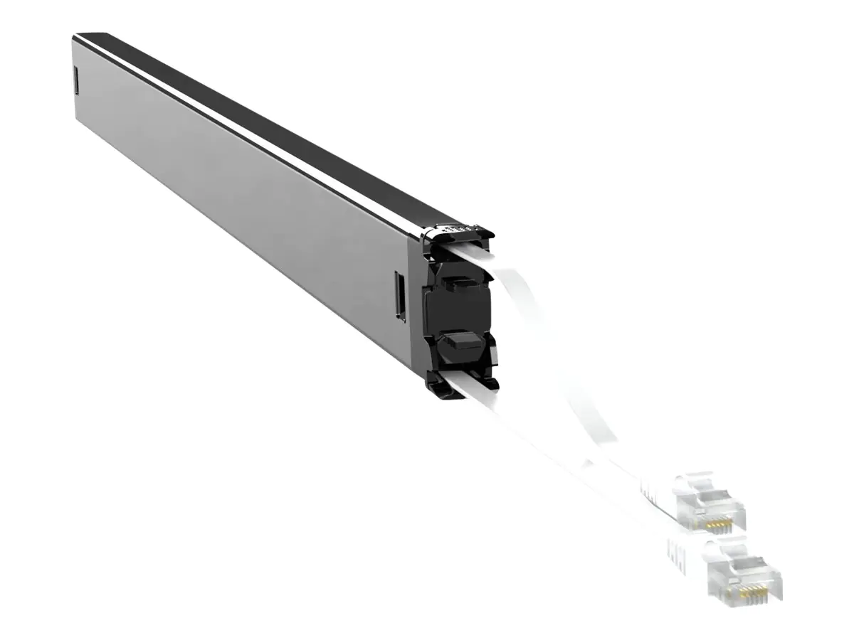 PATCHBOX PLUS+ Long Range - Kupferkassette - einziehbar - CAT 6a - STP