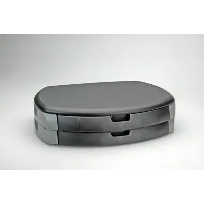 Trend - Aufstellung - für Monitor/Drucker - Holz, Hoch schlagfestes Polystyrol - Grau, Schwarz - Schreibtisch Trend - Aufstellung - für Monitor/Drucker - Holz, Hoch schlagfestes Polystyrol - Grau, Schwarz - Schreibtisch