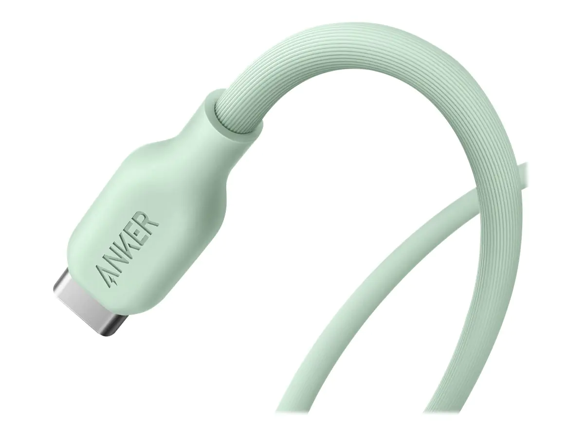 Anker 543 - USB-Kabel - 24 pin USB-C (M) zu 24 pin USB-C (M) - USB 2.0 - 1.83 m - USB-Stromversorgung (100 W) - grün