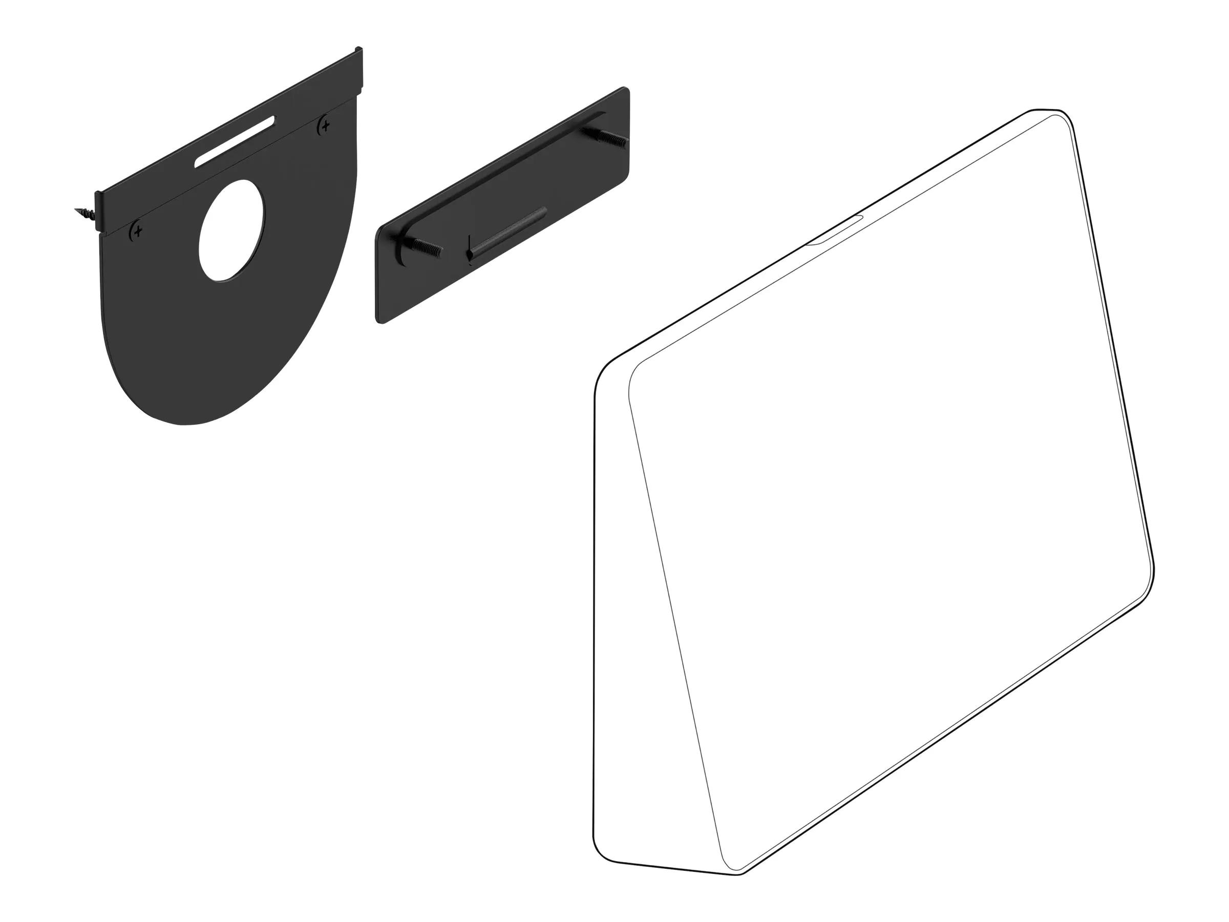 Logitech Tap Wall Mount - Montagekit für Videokonferenz-Controller - für Room Solution Base Bundle, Huddle, Large; Tap Logitech Tap Wall Mount - Montagekit für Videokonferenz-Controller - für Room Solution Base Bundle, Huddle, Large; Tap