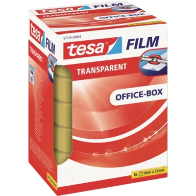 tesa Klebefilm tesafilm 57379-00002 25mmx66m transparent 6 St./Pack tesa Klebefilm tesafilm 57379-00002 25mmx66m transparent 6 St./Pack