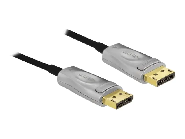 Delock - DisplayPort-Kabel - DisplayPort (M) zu DisplayPort (M) - DisplayPort 1.4 - 10 m - unterstützt 8K UHD (7680 x 4320) - Schwarz