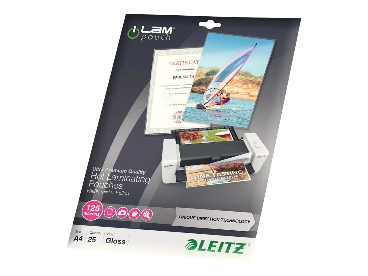 Leitz Laminierfolie UDT 74820000 DIN A4 125mic 25 St./Pack.