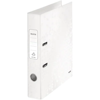 Leitz Ordner WOW 10060001 DIN A4 50mm Pappe perlweiß Leitz Ordner WOW 10060001 DIN A4 50mm Pappe perlweiß