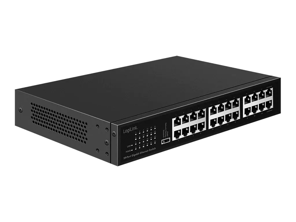 LogiLink Switch - 24 x 10/100/1000 - Desktop NS1324