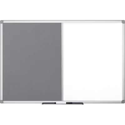 Bi-office Kombitafel Maya XA0328170 Filz/magnetisch 90x60cm grau Bi-office Kombitafel Maya XA0328170 Filz/magnetisch 90x60cm grau