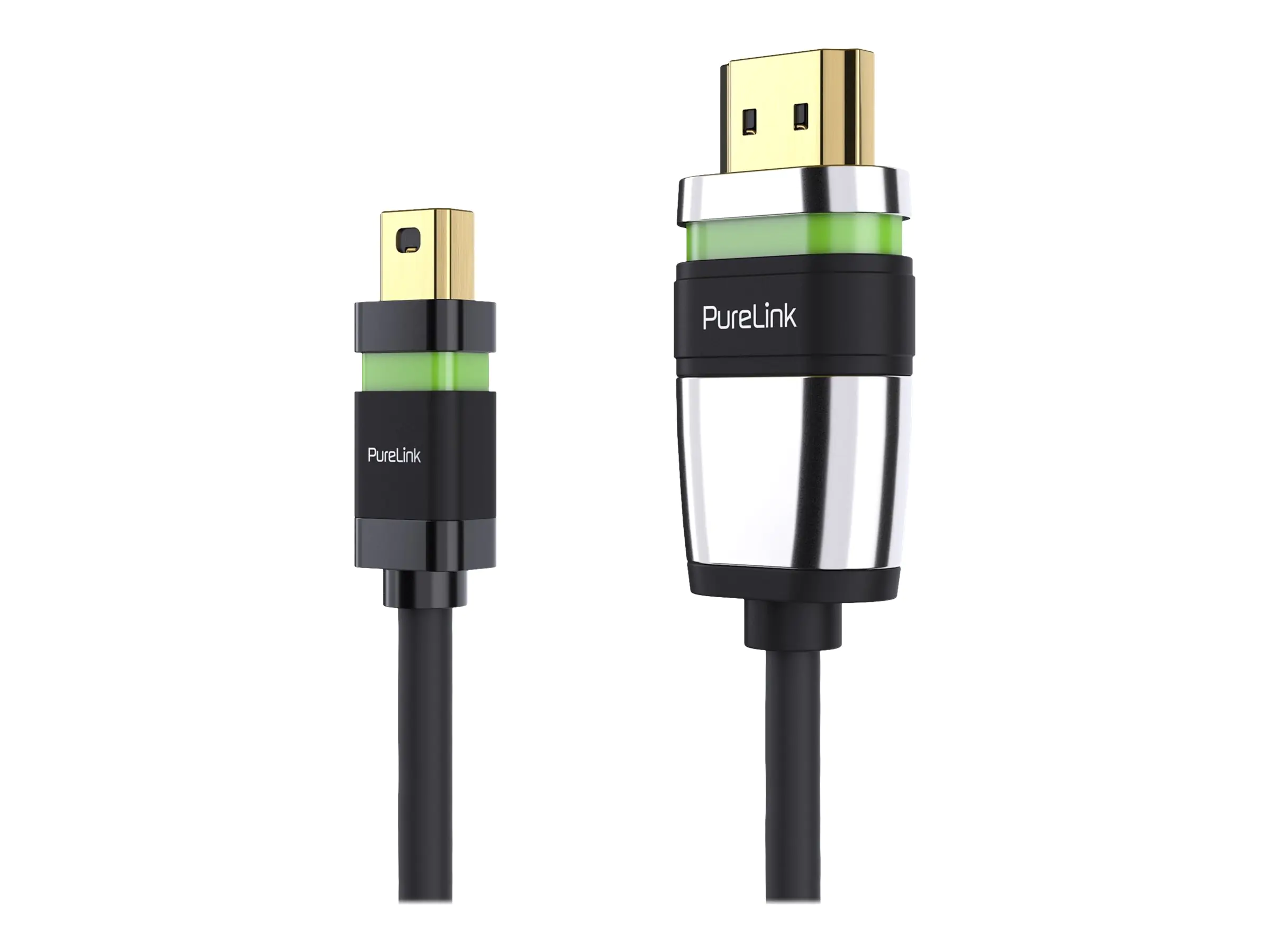 PureLink Ultimate Series ULS2000 - Highspeed - Adapterkabel - Mini DisplayPort männlich zu HDMI männlich Verriegelung - 1.5 m - Dreifachisolierung - Schwarz - rund, Support von 4K 60 Hz