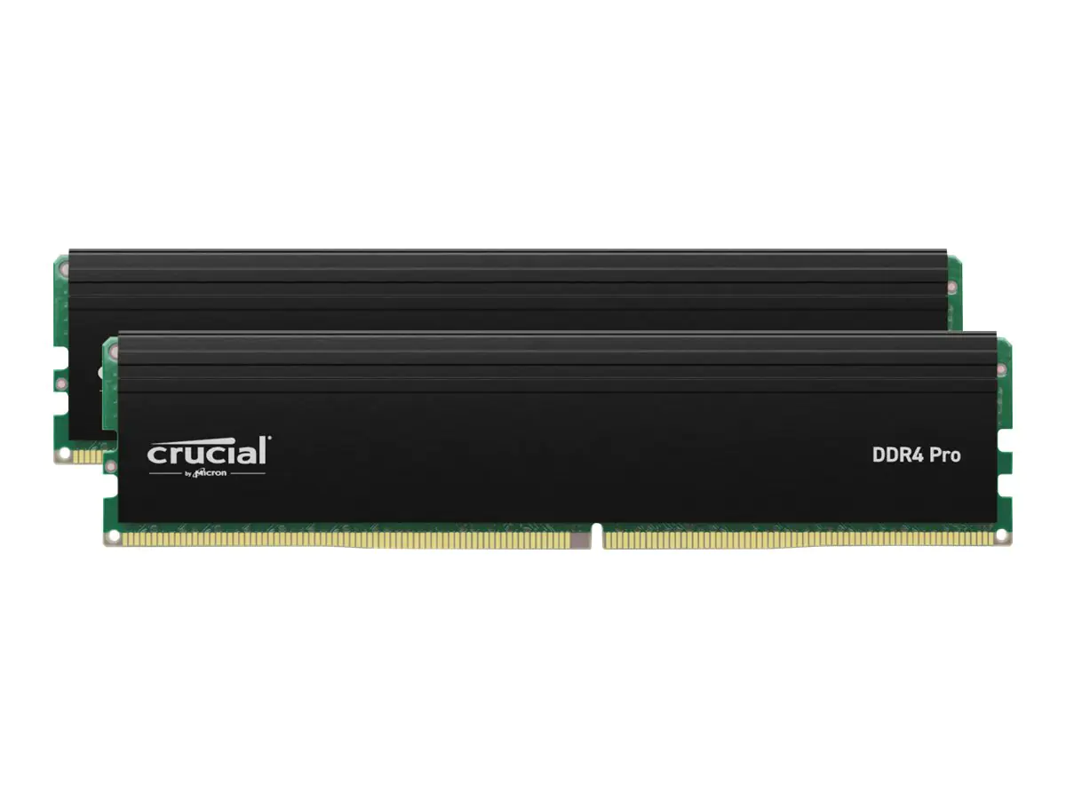 Crucial - DDR4 - Kit - 32 GB: 2 x 16 GB - DIMM 288-PIN - 3200 MHz / PC4-25600 - CL22 - 1.2 V - ungepuffert