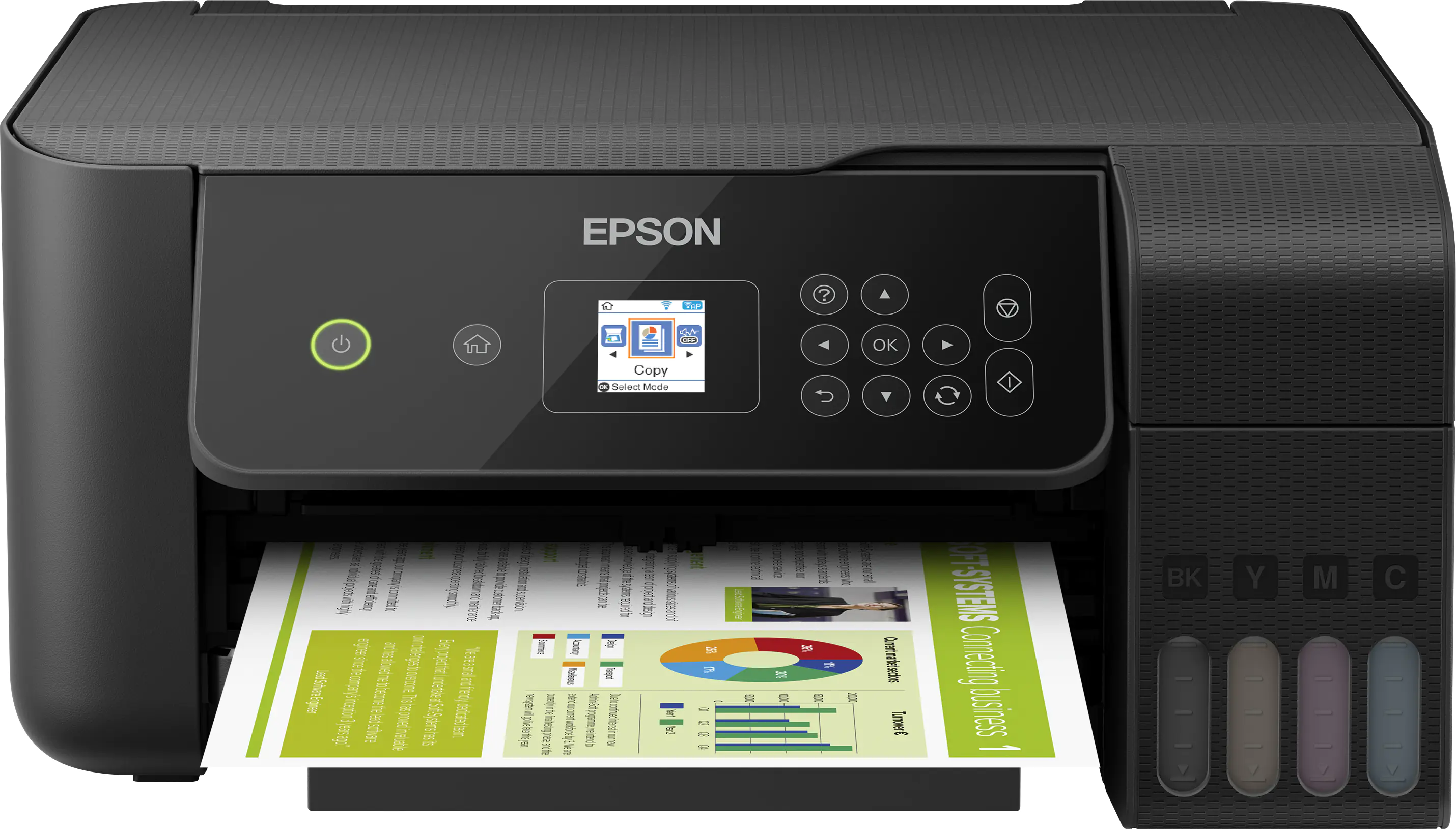 Epson EcoTank ET-2720 - Multifunktionsdrucker - Farbe - Tintenstrahl - nachfüllbar - A4/Legal (Medien) - bis zu 10 Seiten/Min. (Drucken) - USB, Wi-Fi - Schwarz