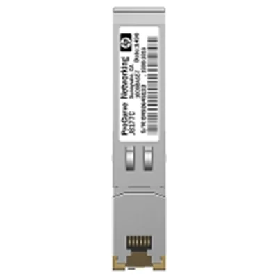 HPE X120 - SFP (Mini-GBIC)-Transceiver-Modul - 1GbE - 1000Base-T - RJ-45 - für HP 3100; HPE 12504, 3600, 5500, 7506; FlexFabric 1.92, 11908, 12902; FlexNetwork MSR3048