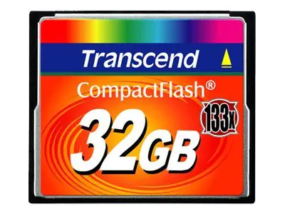 Transcend Flash-Speicherkarte - 32 GB - 133x TS32GCF133