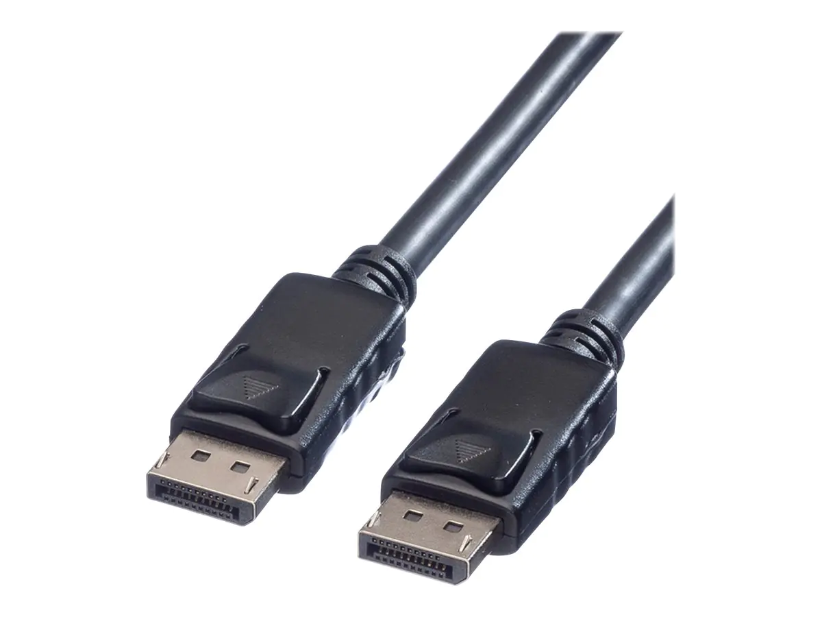 Roline - DisplayPort-Kabel - DisplayPort (M) zu DisplayPort (M) - 7.5 m - eingerastet, geformt - Schwarz Roline - DisplayPort-Kabel - DisplayPort (M) zu DisplayPort (M) - 7.5 m - eingerastet, geformt - Schwarz
