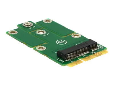 Delock Adapter MiniPCIe > M.2 NGFF - Speicher-Controller - M.2 - 1 Sender/Kanal - M.2 Card - PCIe