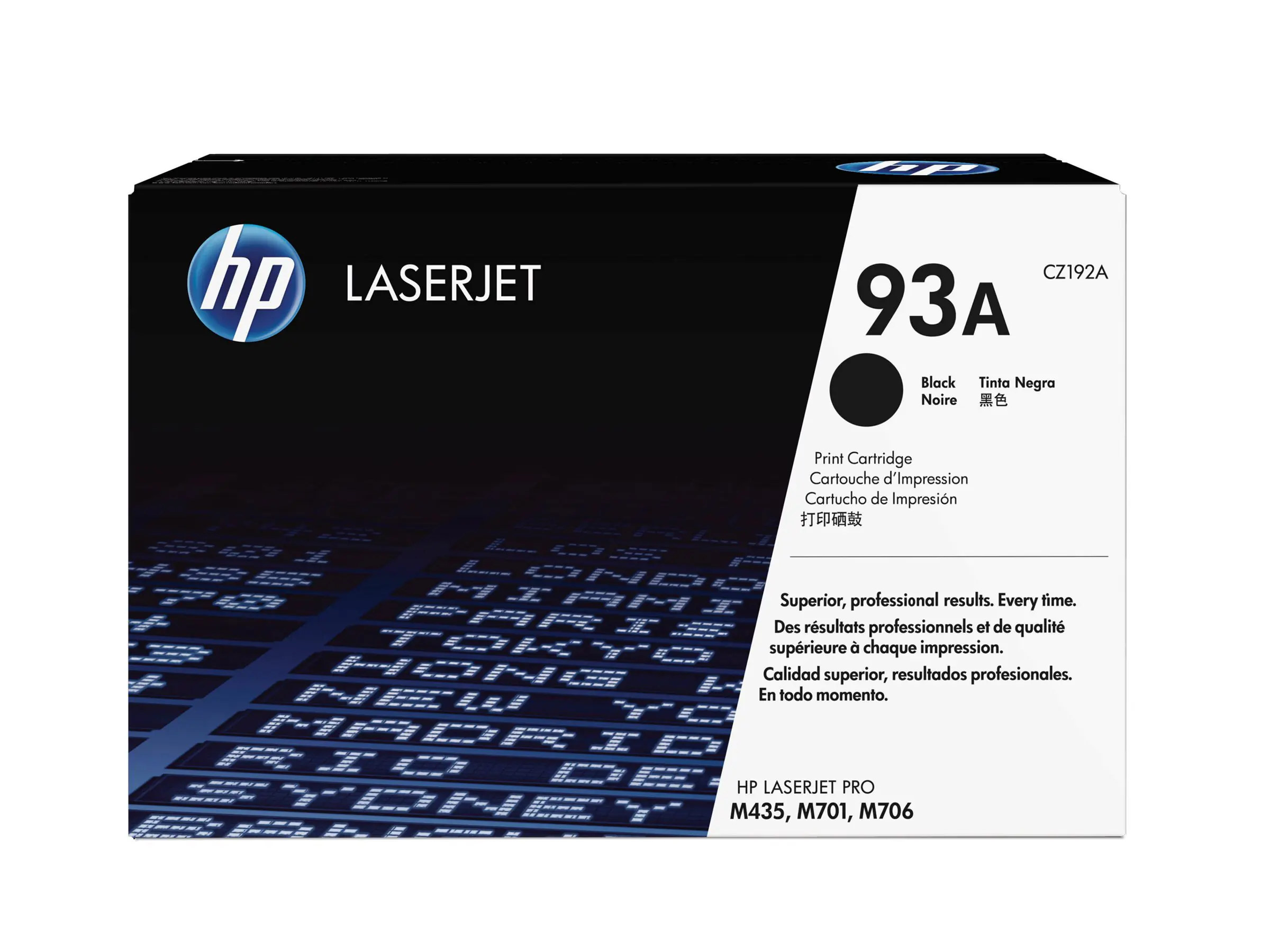 HP 93A - Schwarz - Original - LaserJet - Tonerpatrone (CZ192A) - für LaserJet Pro M706n, MFP M435nw