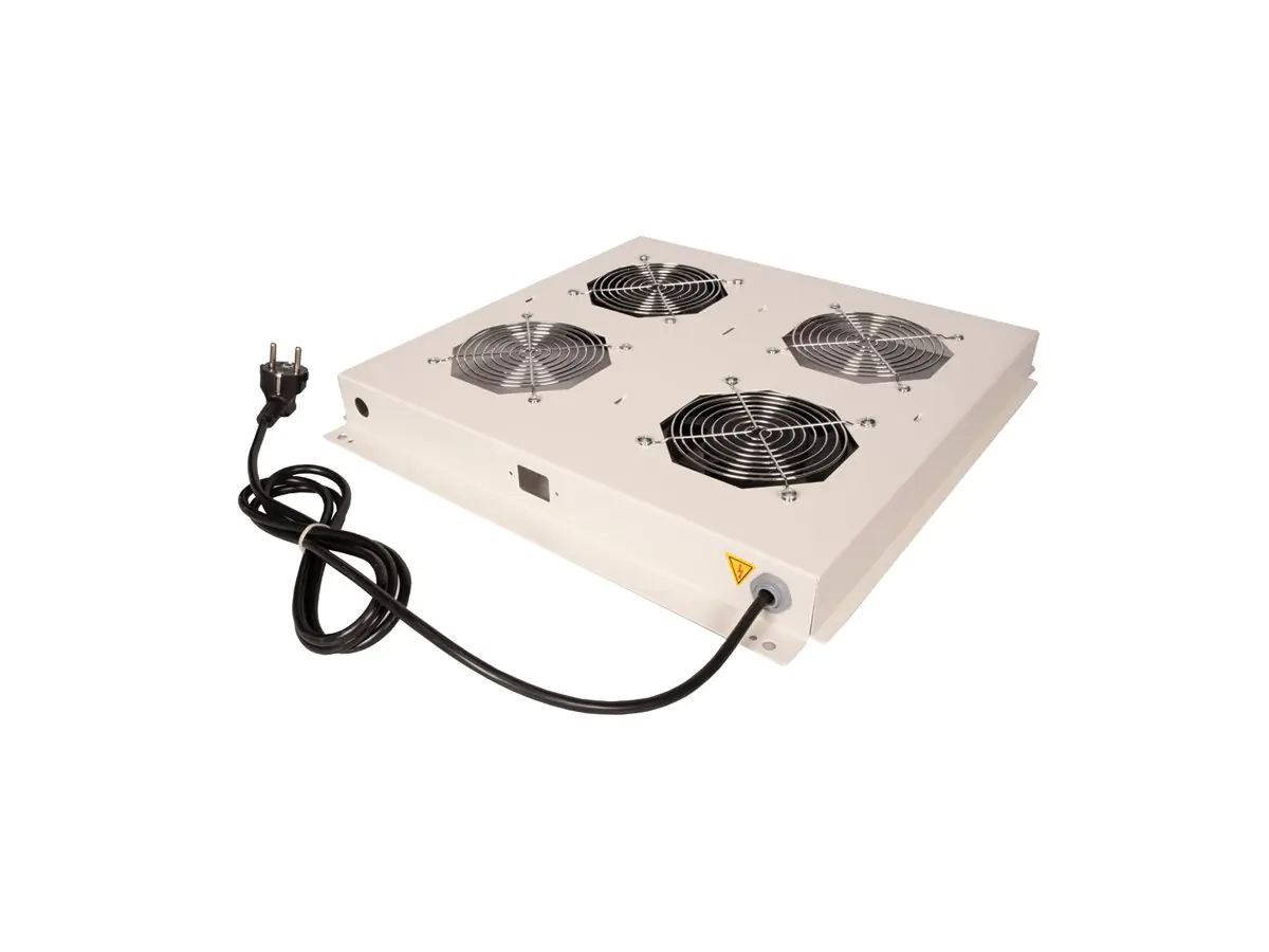 Roline - Rack - Lüfter Kit - with 2 fans - Dach - Hellgrau, RAL 7035 - 48.3 cm (19") - für P/N: 26.21.0220, 26.21.0222, 26.21.0229, 26.21.0232, 26.21.0235, 26.21.0238, 26.21.0239