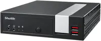 Shuttle XPC slim DL20NV2 - Barebone - Slim-PC - 1 x Celeron N4505 / 2 GHz - RAM 0 GB - UHD Graphics - 1GbE, 2.5GbE - Schwarz