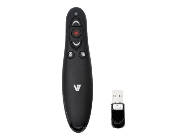 V7 Professional Wireless Presenter - Präsentations-Fernsteuerung - 5 Tasten - HF