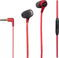 HyperX Cloud Earbuds - Ohrhörer mit Mikrofon - im Ohr - kabelgebunden - 3,5 mm Stecker - Schwarz, Rot - für Victus by HP Laptop 15, 16; Laptop 14, 15, 17; Pavilion x360 Laptop; Pro 290 G9