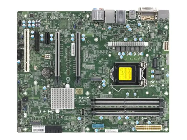 SUPERMICRO X12SAE - Motherboard - ATX - LGA1200-Sockel - W480 Chipsatz - USB-C Gen2, USB 3.2 Gen 1, USB 3.2 Gen 2 - Gigabit LAN, 2.5 Gigabit LAN - Onboard-Grafik - HD Audio
