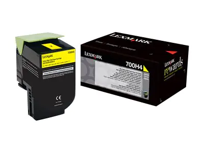 Lexmark 800H4 - Hohe Ergiebigkeit - Gelb - original 80C0H40