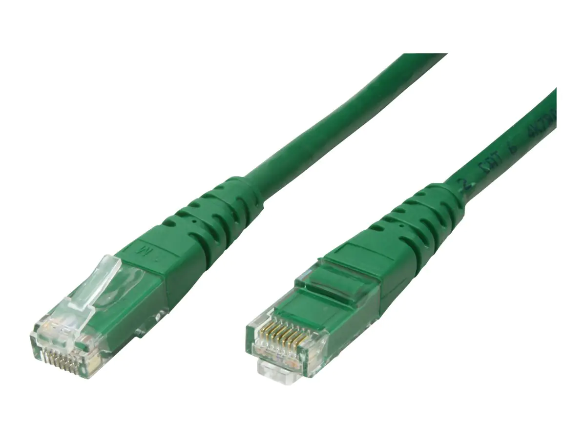 Roline - Patch-Kabel - RJ-45 (M) zu RJ-45 (M) - 1.5 m - UTP - CAT 6e - geformt, verseilt - grün
