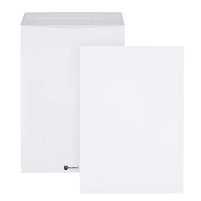 SECURITEX® Versandtasche Expander DIN B4 250 x 353 mm (B x H) ohne Fenster 130g/m² mit Haftklebung Papier/Folie weiß 100 St./Pack. SECURITEX® Versandtasche Expander DIN B4 250 x 353 mm (B x H) ohne Fenster 130g/m² mit Haftklebung Papier/Folie weiß 100 St./Pack.